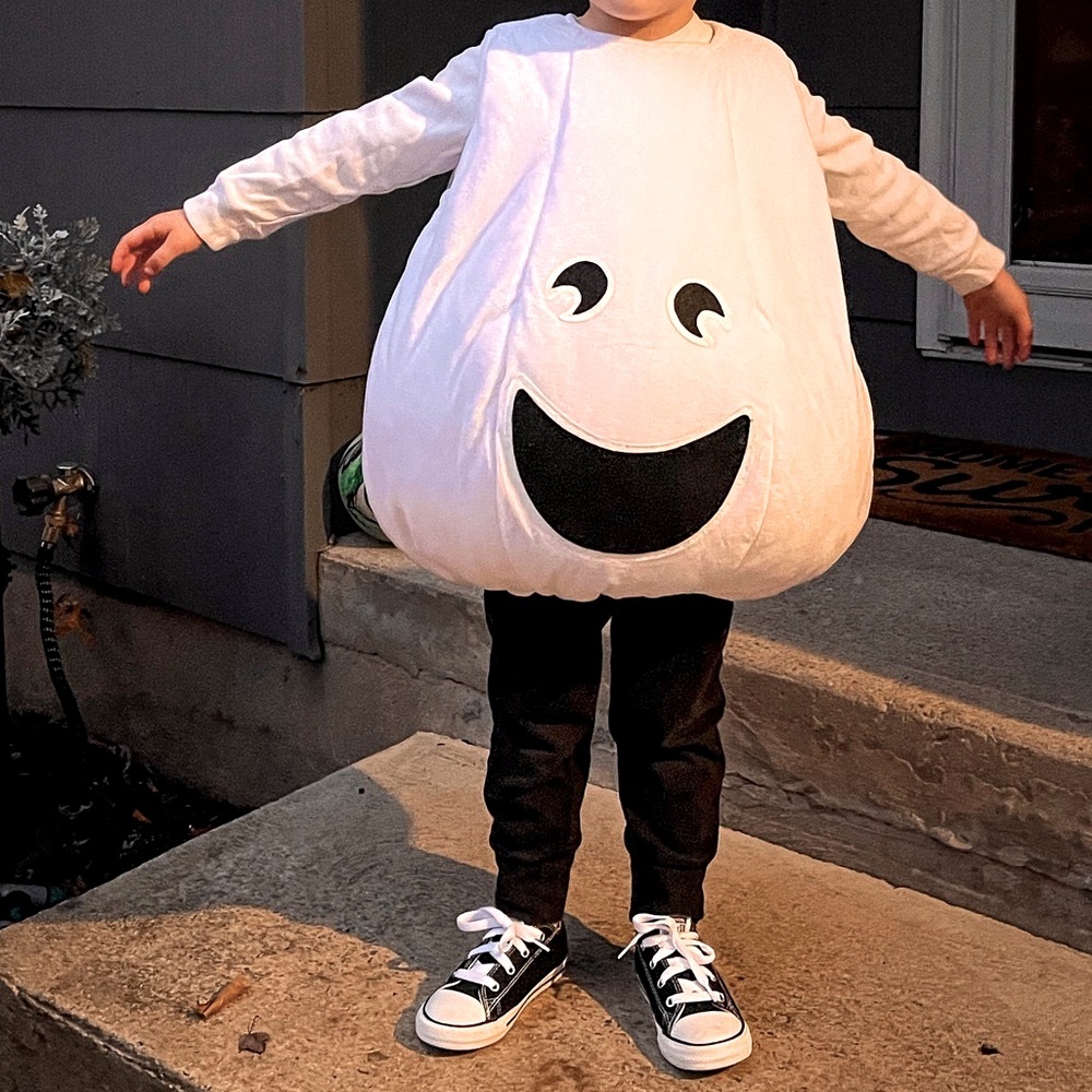 Pottery Barn Kids Ghost costume glow in the dark